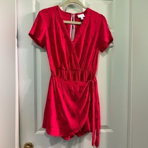 Anthropologie Greenbriar Embroidered Romper